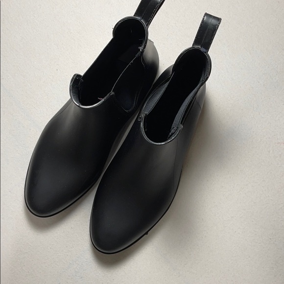 target black rain boots